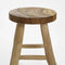 Teak Lacquered Stool by Florabelle Living. Australian Art Prints and Homewares. Green Door Decor. www.greendoordecor.com.au