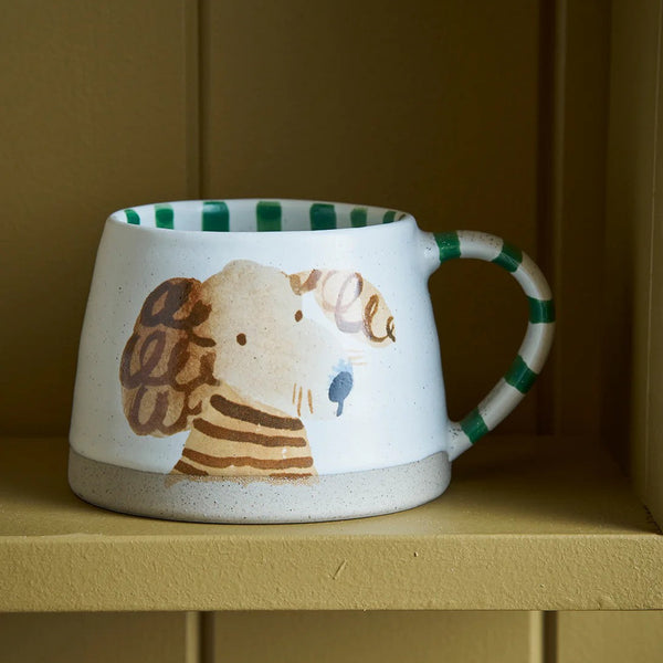 Teddy Mug | RGA x Carolyn Gavin - 4 Dogs & a Cat by Robert Gordon. Australian Art Prints, Fashion and Homewares. Green Door Decor. www.greendoordecor.com.au