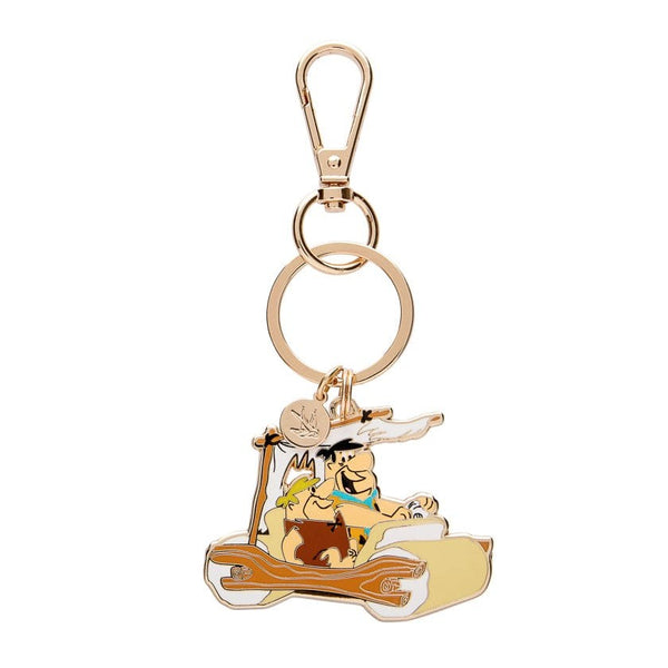 The Flintmobile Enamel Key Ring | Hanna-Barbera x Erstwilder. Australian Art Prints, Fashion and Homewares. Green Door Decor. www.greendoordecor.com.au