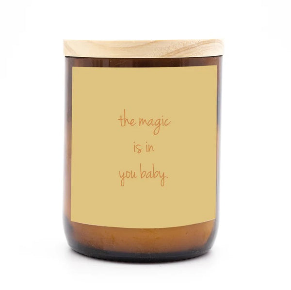 'The Magic' | Happy Days Candle by The Commonfolk Collective. Australian Art Prints and Homewares. Green Door Decor. www.greendoordecor.com.au