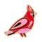 The Notable Northern Cardinal Enamel Pin | Erstwilder x Pete Cromer. Australian Art Prints and Homewares. Green Door Decor. www.greendoordecor.com.au