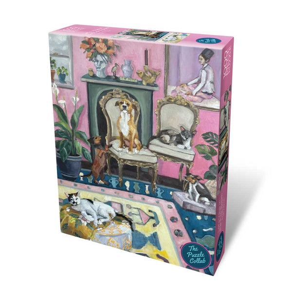 The Puzzle Collab | 1000 Piece Puzzle | Let's Vibe In The Pink Room by Weekend Hub. Australian Art Prints, Gifts, Fashion and Homewares. Green Door Decor. www.greendoordecor.com.au