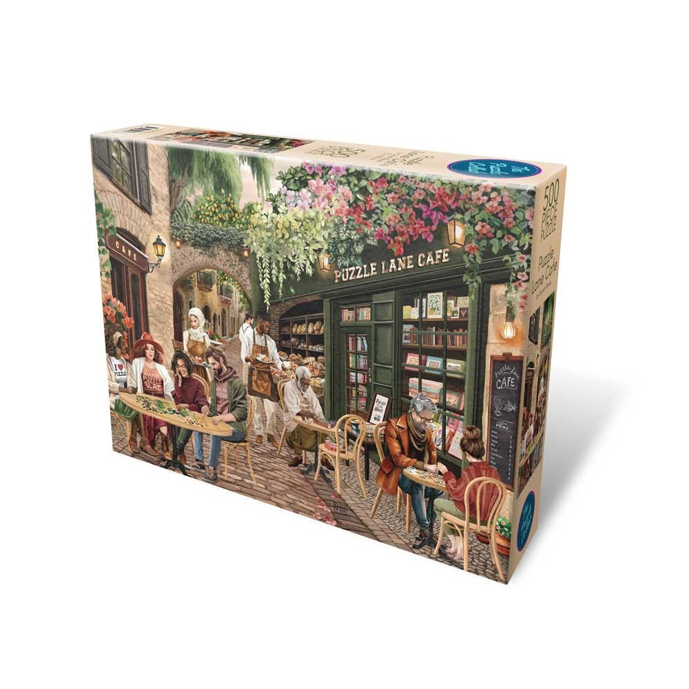 The Puzzle Collab | 500 Piece Puzzle | Lane Café by Weekend Hub. Australian Art Prints, Gifts, Fashion and Homewares. Green Door Decor. www.greendoordecor.com.au