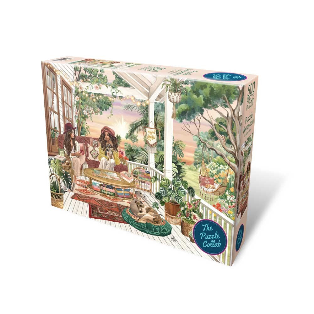 The Puzzle Collab | 500 Piece Puzzle | Verandah by Weekend Hub. Australian Art Prints, Gifts, Fashion and Homewares. Green Door Decor. www.greendoordecor.com.au