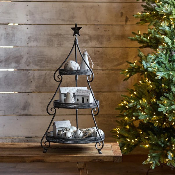 Tiered Christmas Stand - Small by French Country Collections. Australian Art Prints and Homewares. Green Door Decor. www.greendoordecor.com.au