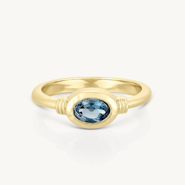 'Tilly' Topaz Gold Ring | Various Sizes by ToniMay. Australian Art Prints, Fashion and Homewares. Green Door Decor. www.greendoordecor.com.au