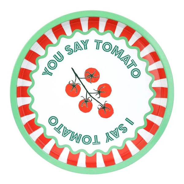 Talking Tables | Tin Tray | Tomato by Paperie. Australian Art Prints, Gifts, Fashion and Homewares. Green Door Decor. www.greendoordecor.com.au