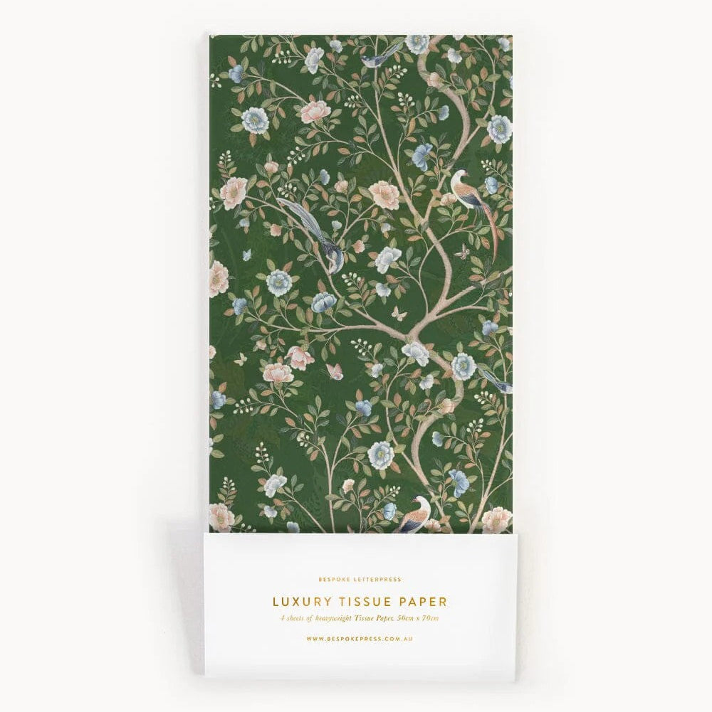 'Camellia Tree' Tissue Paper | 4pk by Bespoke Letterpress. Australian Art Prints and Homewares. Green Door Decor. www.greendoordecor.com.au