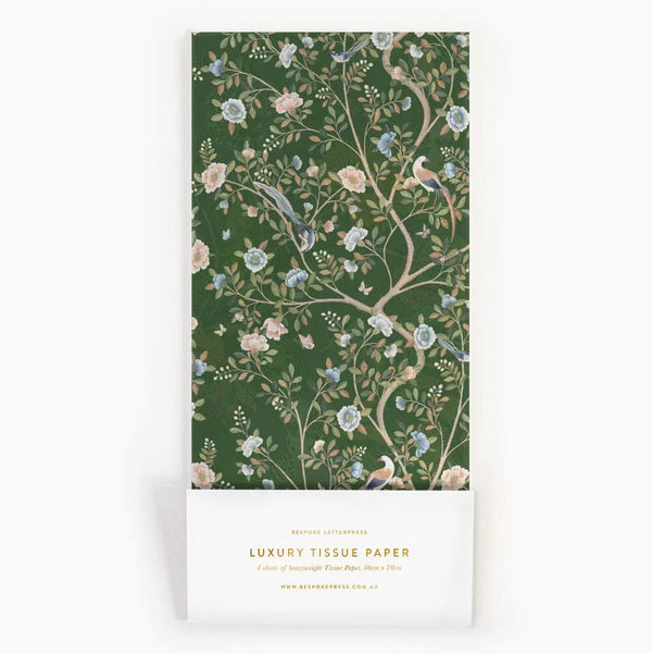 'Camellia Tree' Tissue Paper | 4pk by Bespoke Letterpress. Australian Art Prints and Homewares. Green Door Decor. www.greendoordecor.com.au
