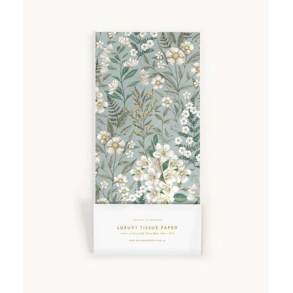'Ivory Garden' Tissue Paper | 4pk by Bespoke Letterpress. Australian Art Prints, Fashion and Homewares. Green Door Decor. www.greendoordecor.com.au