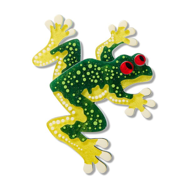 Tjawan Ritjinguthinha Brooch | Erstwilder x Brooke Sutton. Australian Art Prints, Gifts, Fashion and Homewares. Green Door Decor. www.greendoordecor.com.au