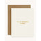 'To My Favourite Weirdo' Card by Bespoke Letterpress. Australian Art Prints and Homewares. Green Door Decor. www.greendoordecor.com.au