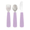 Toddler Feedie® Cutlery Set - Lilac by We Might Be Tiny. Australian Art Prints and Homewares. Green Door Decor. www.greendoordecor.com.au
