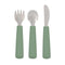 Toddler Feedie® Cutlery Set - Sage by We Might Be Tiny. Australian Art Prints and Homewares. Green Door Decor. www.greendoordecor.com.au