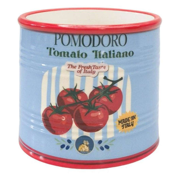 Tomato Italiano Can Planter | Blue by Urban Products. Australian Art Prints, Fashion and Homewares. Green Door Decor. www.greendoordecor.com.au