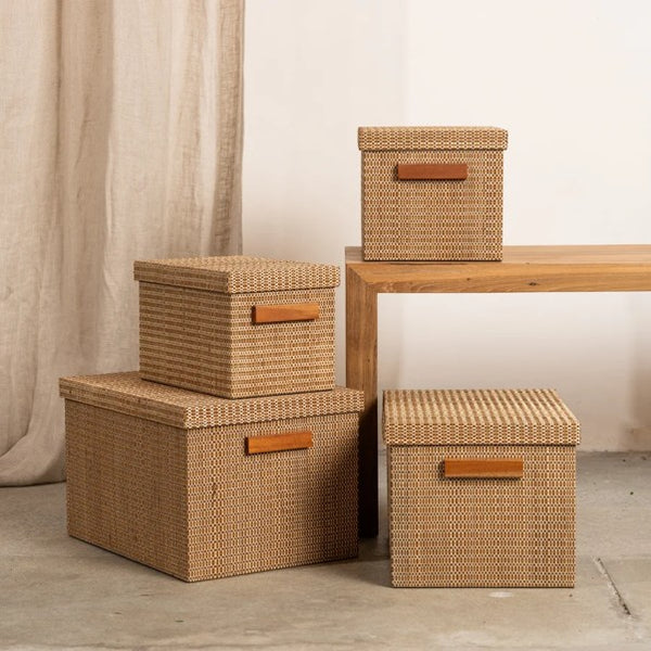 Torin Handwoven Surface Storage Boxes by Inartisan. Australian Art Prints, Gifts, Fashion and Homewares. Green Door Decor. www.greendoordecor.com.au