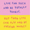 Greeting Card | Totally Tragic/Fucking Magic by La La Land. Australian Art Prints, Gifts, Fashion and Homewares. Green Door Decor. www.greendoordecor.com.au
