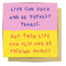 Greeting Card | Totally Tragic/Fucking Magic by La La Land. Australian Art Prints, Gifts, Fashion and Homewares. Green Door Decor. www.greendoordecor.com.au