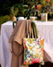 Tote Bag | Botanical Blooms Flowers by La La Land. Australian Art Prints and Homewares. Green Door Decor. www.greendoordecor.com.au