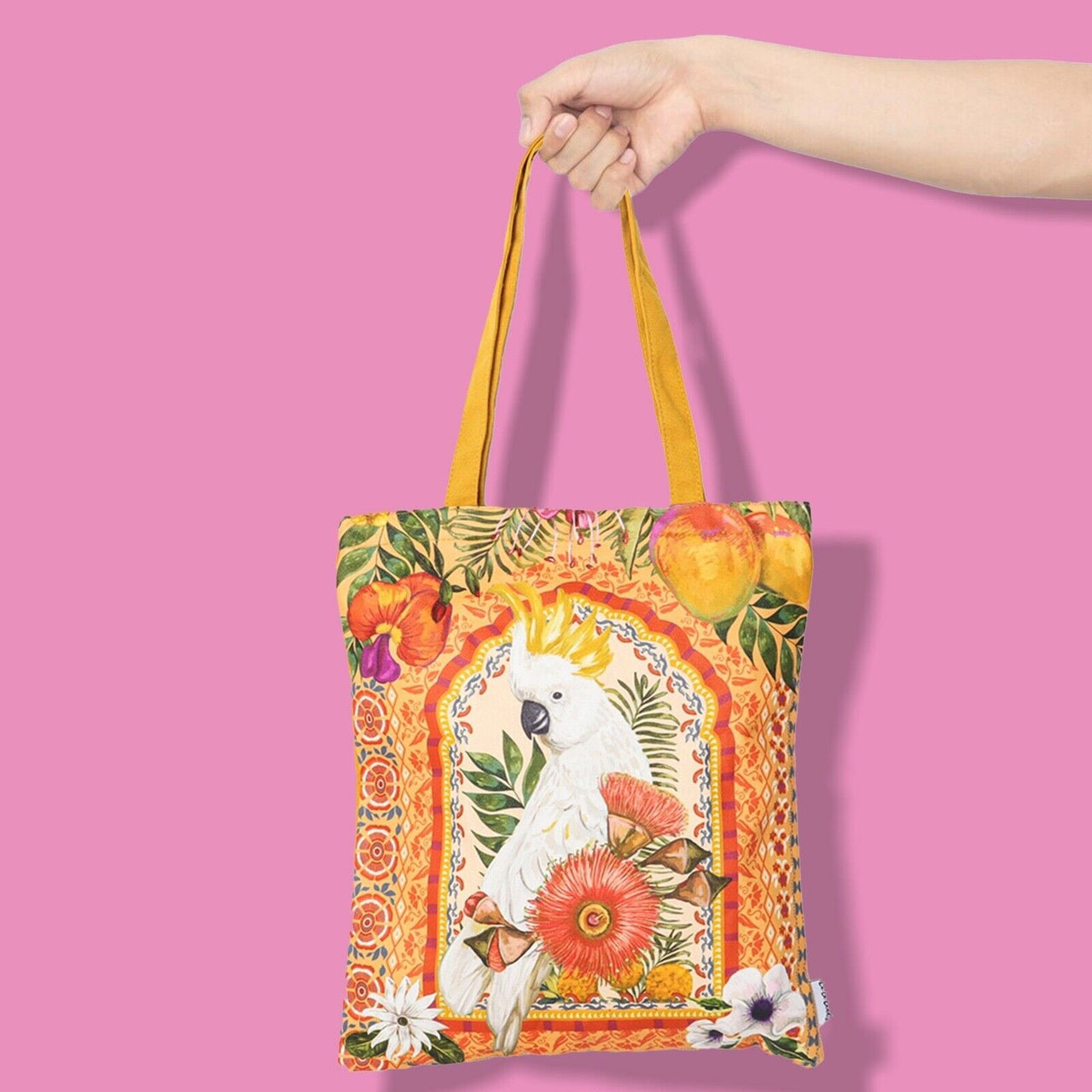 'Tropicana Australiana' Tote Bag by La La Land. Australian Art Prints and Homewares. Green Door Decor. www.greendoordecor.com.au