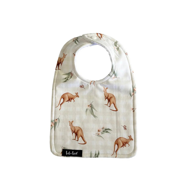 Traditional Bib | Joey by Bel and Bear. Australian Art Prints, Fashion and Homewares. Green Door Decor. www.greendoordecor.com.au