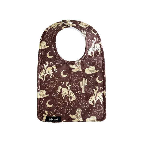 Traditional Bib | Rodeo by Bel and Bear. Australian Art Prints, Fashion and Homewares. Green Door Decor. www.greendoordecor.com.au