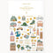 Travel Sticker Sheet by Bespoke Letterpress. Australian Art Prints and Homewares. Green Door Decor. www.greendoordecor.com.au