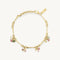 'Trinket' Tourmaline Gold Bracelet