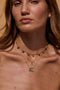 'Trinket' Tourmaline Gold Necklace by ToniMay. Australian Art Prints, Gifts, Fashion and Homewares. Green Door Decor. www.greendoordecor.com.au