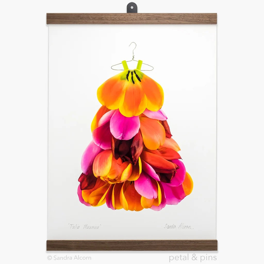Tulip Muumuu Dress | Art Print by Petal & Pins. Australian Art Prints, Gifts, Fashion and Homewares. Green Door Decor. www.greendoordecor.com.au