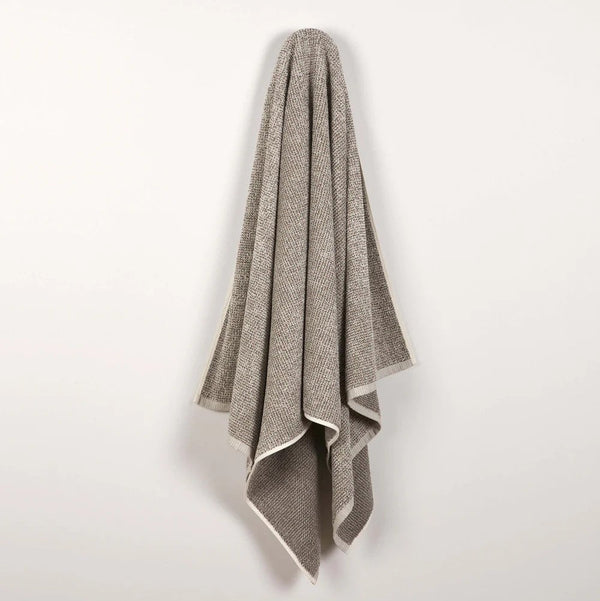 'Tweed Light' Hand Towel by L&M Home. Australian Art Prints and Homewares. Green Door Decor. www.greendoordecor.com.au
