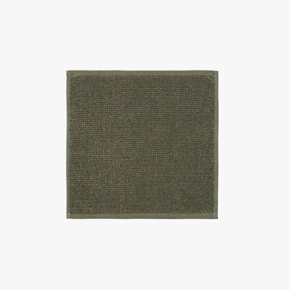 Tweed Olive Face Towel by L&M Home. Australian Art Prints and Homewares. Green Door Decor. www.greendoordecor.com.au