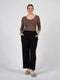 Tyler Bamboo Paperbag Pant | Black