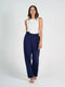 Tyler Bamboo Paperbag Pant | Navy by Lou Lou Australia. Australian Art Prints and Homewares. Green Door Decor. www.greendoordecor.com.au
