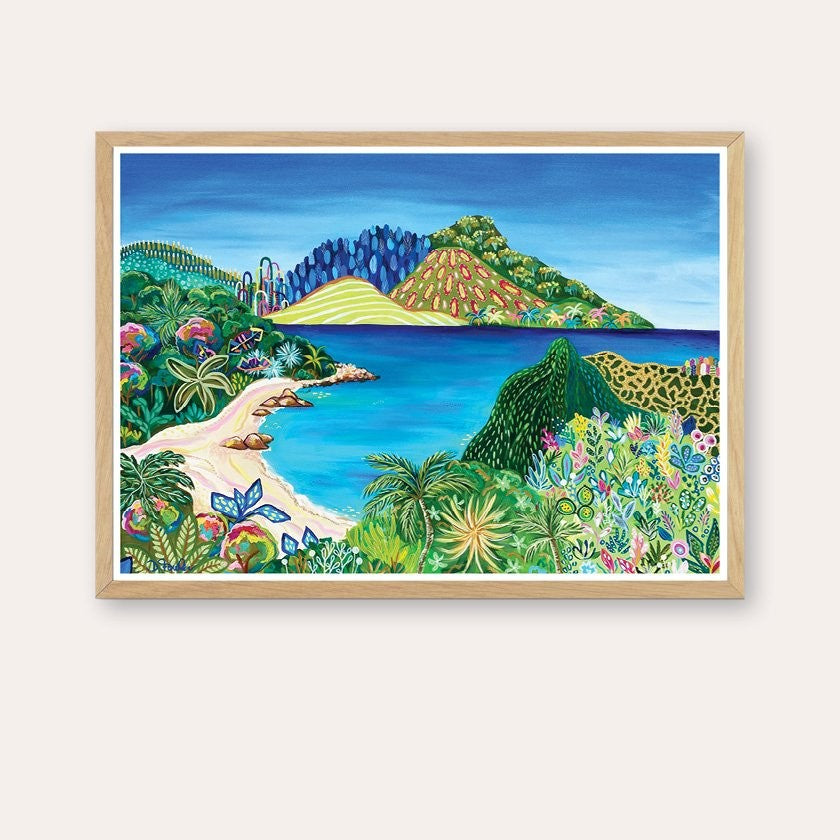 'Up North' Art Print by Daniela Fowler Art. Australian Art Prints and Homewares. Green Door Decor. www.greendoordecor.com.au