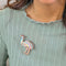 Utingat Ritjinguthinha Brooch | Erstwilder x Brooke Sutton. Australian Art Prints, Gifts, Fashion and Homewares. Green Door Decor. www.greendoordecor.com.au