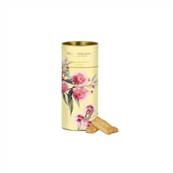 Australian Gumnut Blossom Shortbread Tube 180g | Valley Produce Co. Australian Art Prints, Gifts, Fashion and Homewares. Green Door Decor. www.greendoordecor.com.au