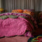 'Valerie' Scalloped Quilted Bedcover by Sage and Clare. Australian Art Prints, Gifts, Fashion and Homewares. Green Door Decor. www.greendoordecor.com.au