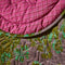 'Valerie' Scalloped Quilted Bedcover by Sage and Clare. Australian Art Prints, Gifts, Fashion and Homewares. Green Door Decor. www.greendoordecor.com.au