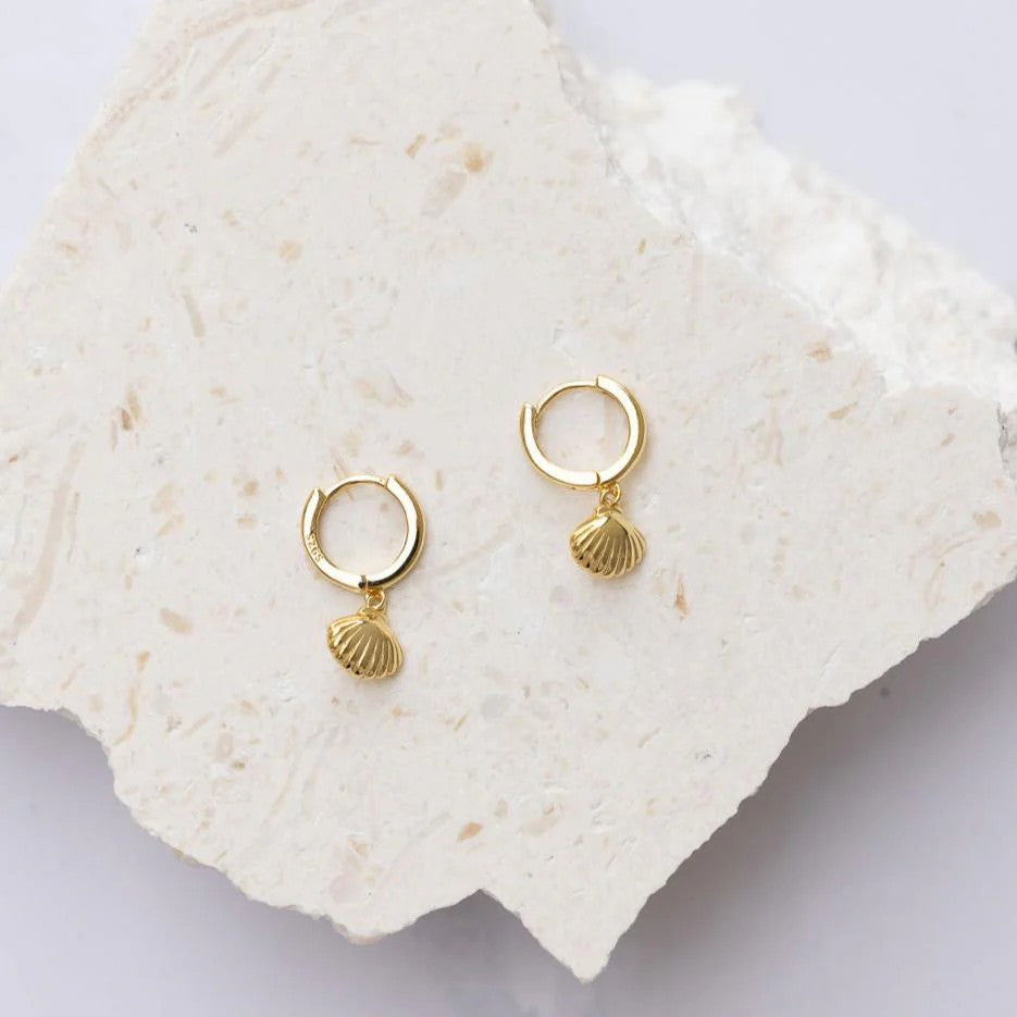 'Vaycay' Earring | Gold by Sun Soul Jewellery. Australian Art Prints and Homewares. Green Door Decor. www.greendoordecor.com.au