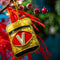 Vegemite Sequin Xmas Decoration. Australian Art Prints and Homewares. Green Door Decor. www.greendoordecor.com.au