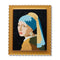 Vermeer Simplified Mini Brooch | Erstwilder. Australian Art Prints, Gifts, Fashion and Homewares. Green Door Decor. www.greendoordecor.com.au
