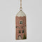 Village Enamel House - Pink | Christmas Hanging Ornament by Florabelle. Australian Art Prints and Homewares. Green Door Decor. www.greendoordecor.com.au