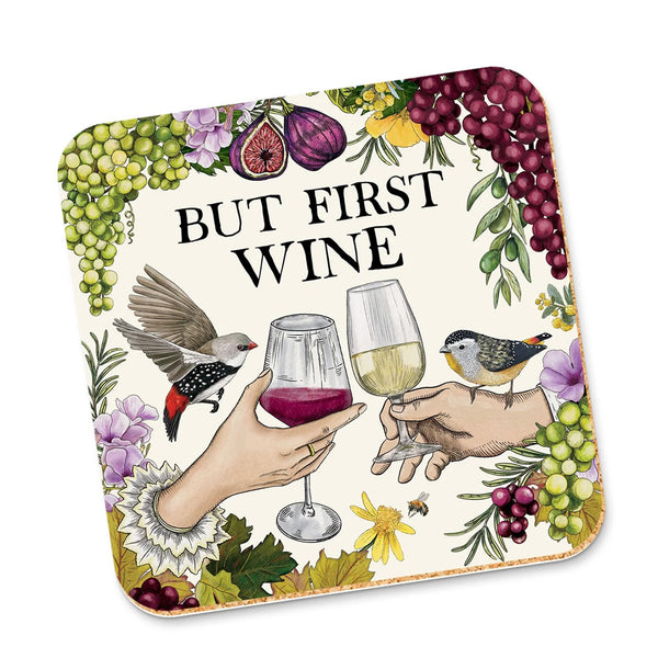 Corky Coaster | Vineyard Visions by La La Land. Australian Art Prints, Gifts, Fashion and Homewares. Green Door Decor. www.greendoordecor.com.au