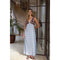 Vintage Tales Maxi Dress | Blue/Choc by Humidity Lifestyle. Australian Art Prints, Gifts, Fashion and Homewares. Green Door Decor. www.greendoordecor.com.au