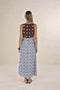Vintage Tales Maxi Dress | Blue/Choc by Humidity Lifestyle. Australian Art Prints, Gifts, Fashion and Homewares. Green Door Decor. www.greendoordecor.com.au