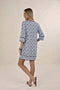Vintage Tales Shift Dress | Blue/Choc by Humidity Lifestyle. Australian Art Prints, Gifts, Fashion and Homewares. Green Door Decor. www.greendoordecor.com.au