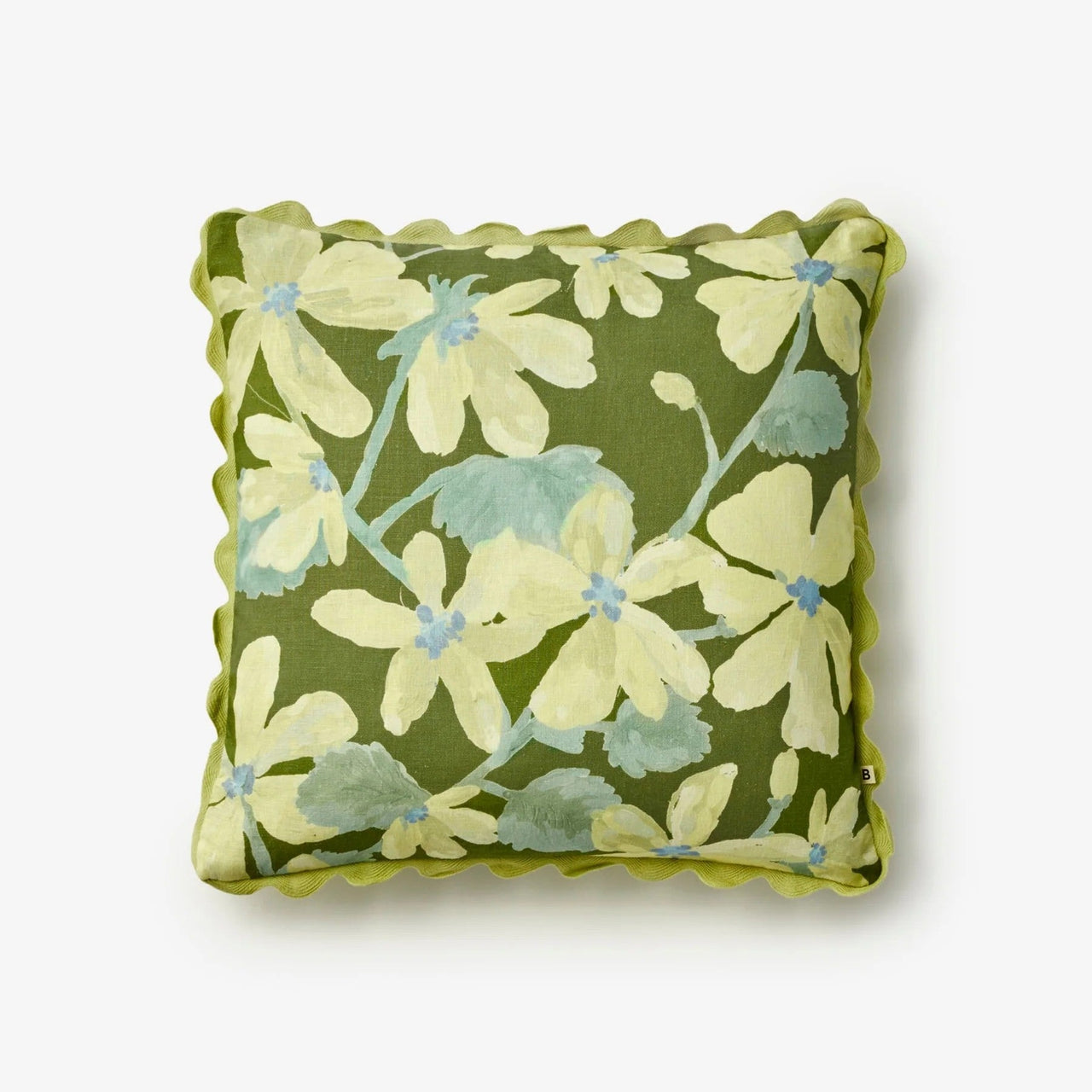 Linen Cushion (50cm) | Violet Khaki by Bonnie and Neil. Australian Art Prints and Homewares. Green Door Decor. www.greendoordecor.com.au