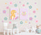 Fabric Wall Decal - Sierra Flower by Isla Dream. Australian Art Prints and Homewares. Green Door Decor. www.greendoordecor.com.au