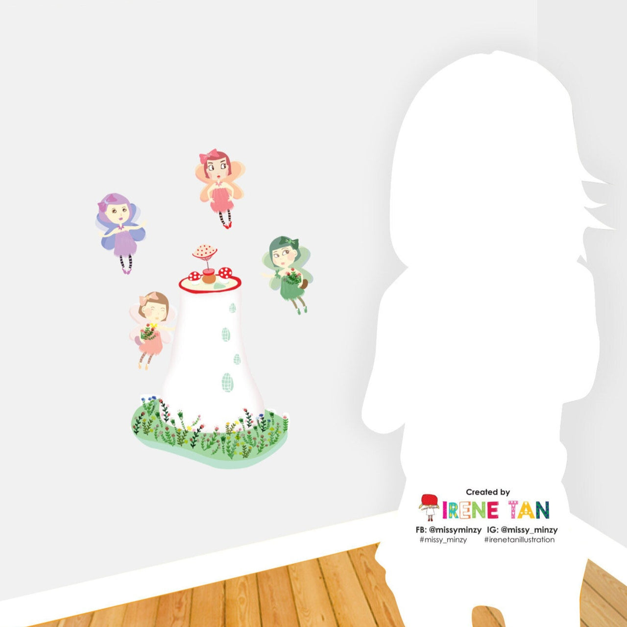 Wall Decals A4 Sheet | Fairies